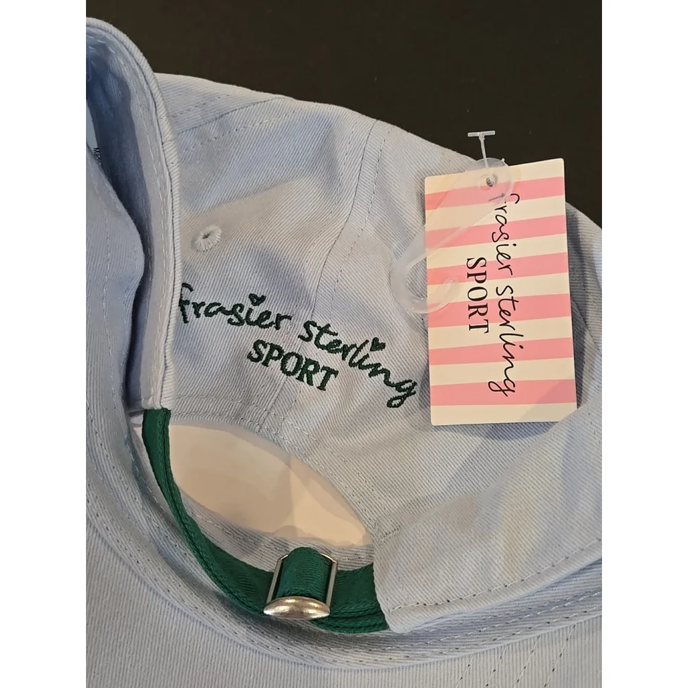 Frasier Sterling Tennis Club Hat in Blue Green New With Tags (D-41)